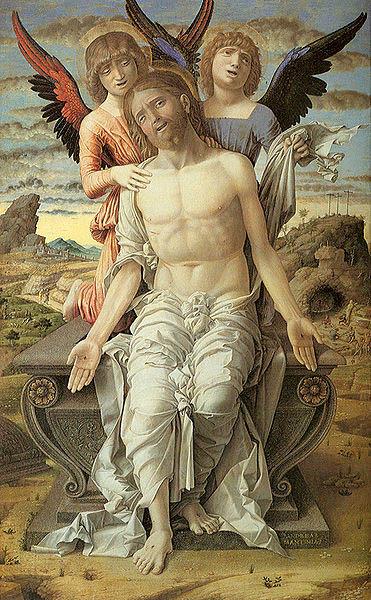 Andrea Mantegna Christus als Schmerzensmann oil painting picture